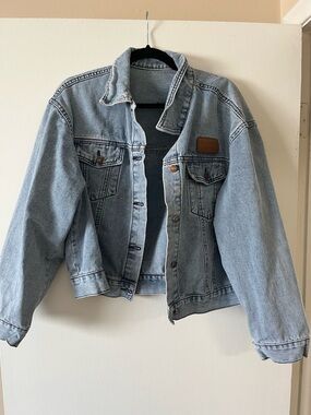 SHEIN Light Blue Classic Denim Jean Jacket